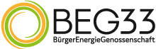 BEG33 Bürgerenergiegenossenschaft eG Logo